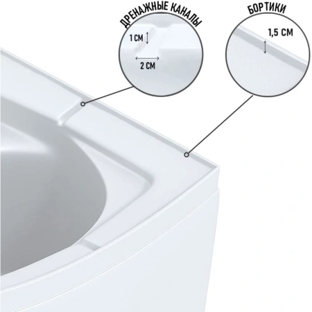 душевая кабина niagara eco 100x100 e100/40/tn без гидромассажа