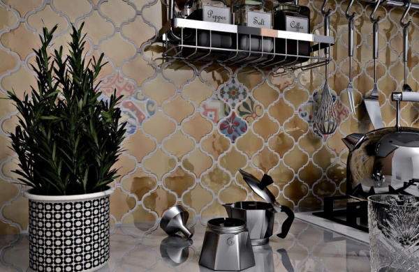 Керамическая плитка Kerama Marazzi Арабески Майолика беж 65010 настенная 26х30 см