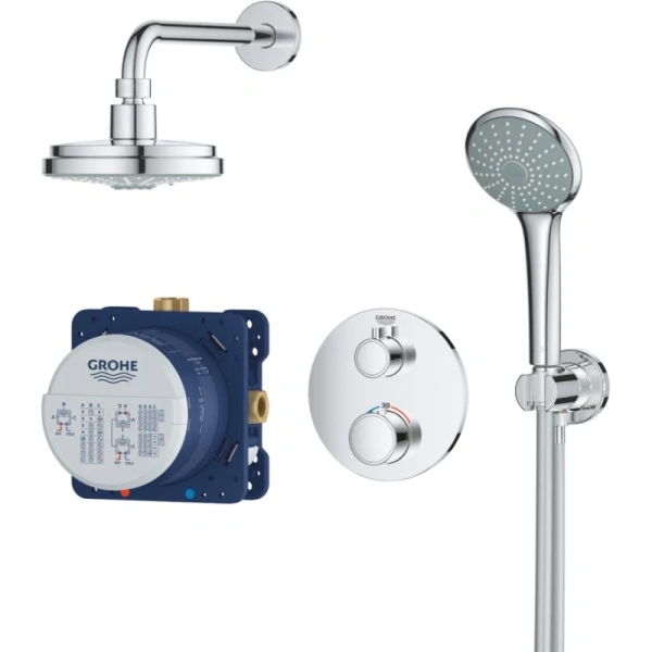 душевой комплект 160 мм grohe grohtherm 34735000