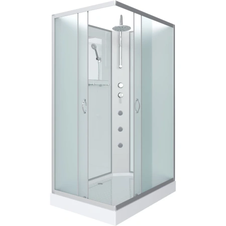 Душевая кабина Niagara Classic NG-43295-14QBKTG 120х90 см, без крыши, с гидромассажем и тропическим душем