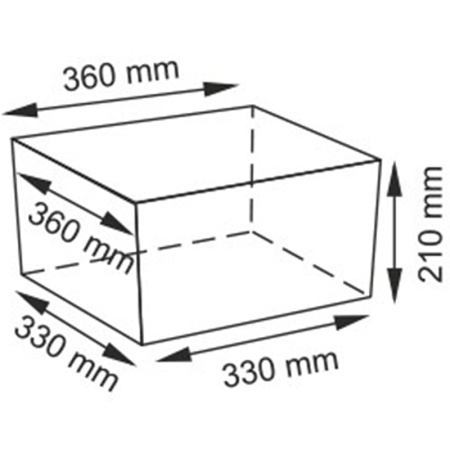 корзина для аксессуаров wasserkraft dinkel wb-580-l цвет светло-коричневая