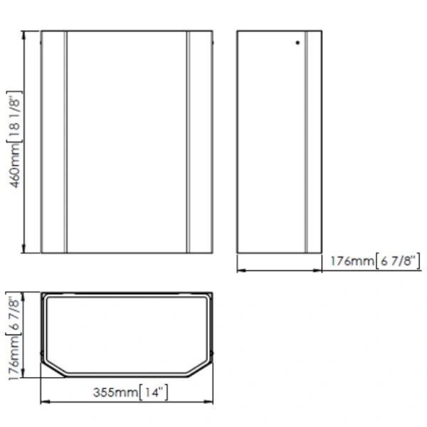 Контейнер для бумаги 25л Mediclinics PPA2279