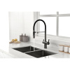 смеситель для кухни с подключением к фильтру paulmark gravity gr213188-b беретта/ черный