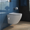 унитаз биде подвесной belbagno uno bb3105chr-bs/sc, с сиденьем микролифт, цвет белый