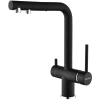 Смеситель для кухни с подключением к фильтру Paulmark Serpentine Se213222-401, цвет антрацит