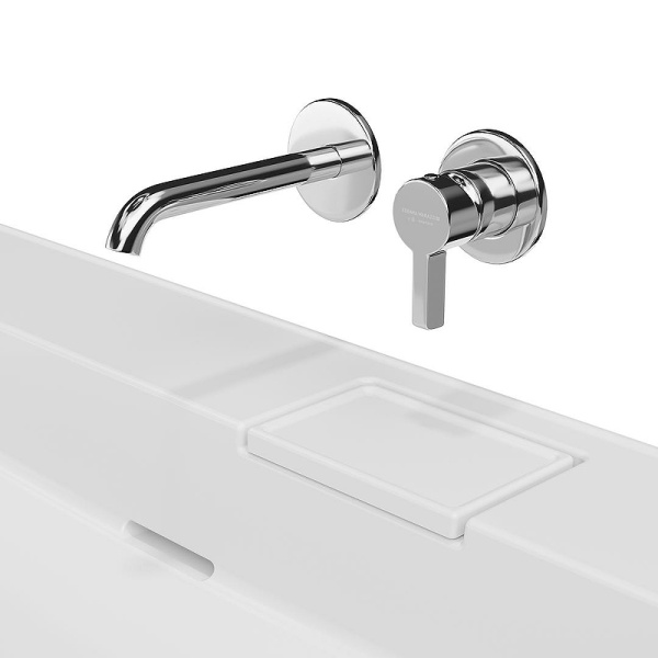 раковина kerama marazzi logica 90 lo.wb.90.0 белая глянцевая