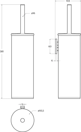 ёршик для унитаза cezares relax relax-tbs-m-01 настенный, хром ёршик для унитаза cezares relax relax-tbs-m-01 настенный, хром