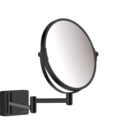 Косметическое зеркало x 3 Hansgrohe AddStoris 41791670, черный матовый