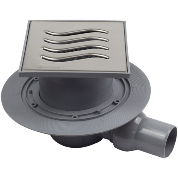 душевой трап 144x144/50 мм pestan confluo standard tide 1 13000001, хром