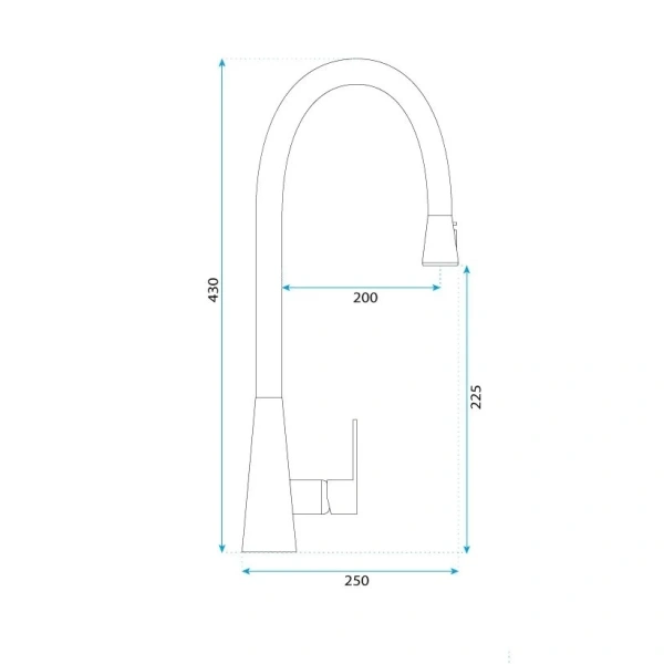 смеситель для кухни rea mild rea-b9144