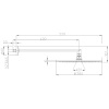 верхний душ bossini cosmo h70596i.021 золото