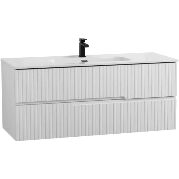 тумба под раковину cezares duet-n 120 duet-n-1200-2c-so-fbs-p подвесная ясень белый софт