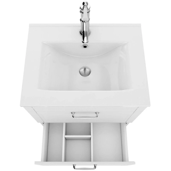 тумба с раковиной iddis oxford 60 oxf60w0i95k белая