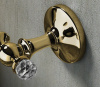 полка для полотенец art&max antic crystal am-e-2622sj-do, цвет золото