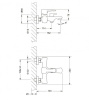 смеситель для ванны lemark evitta lm0514c хром