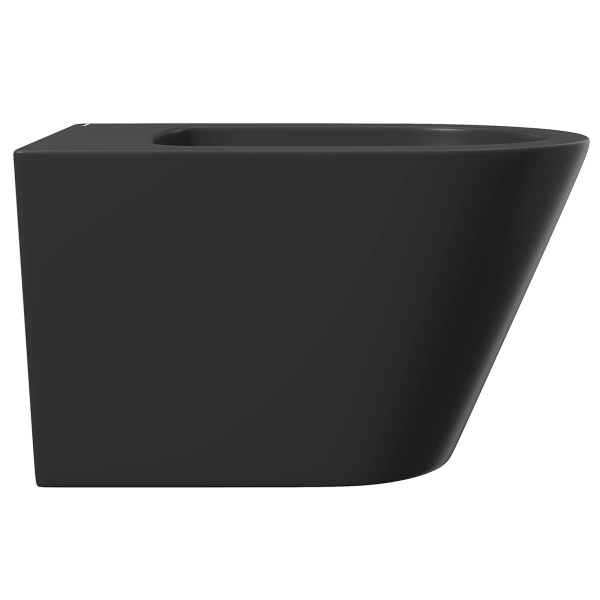 биде aqueduto cone con0340 подвесное, 52.5х36.5 см, черный матовый